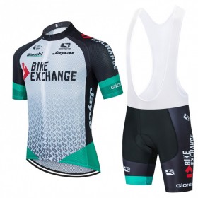 Conjunto Maillot + Culotte Corto con tirantes 2021 Team BikeExchange N001